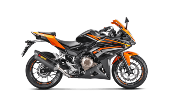Akrapovic Slip-on Line Carbon Einddemper met E-keur Honda CBR 500 R 2024